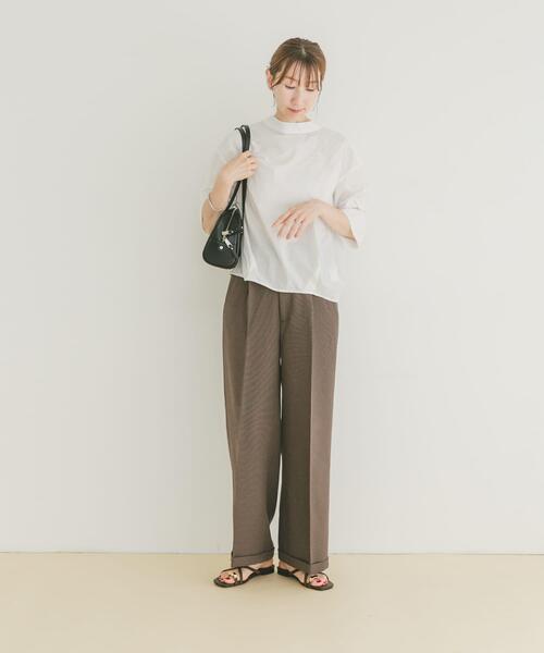 「ITEMS URBANRESEARCH」 半袖ブラウス FREE ブルー レディース_画像6