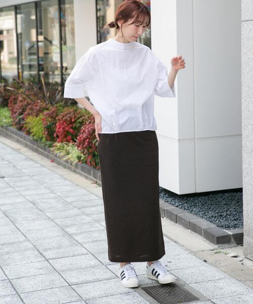 「ITEMS URBANRESEARCH」 半袖ブラウス FREE ブルー レディース_画像8