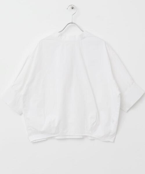 「ITEMS URBANRESEARCH」 半袖ブラウス FREE ブルー レディース_画像9