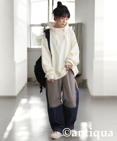 「antiqua」 デニムパンツ LARGE ブルー系その他 レディース_画像3