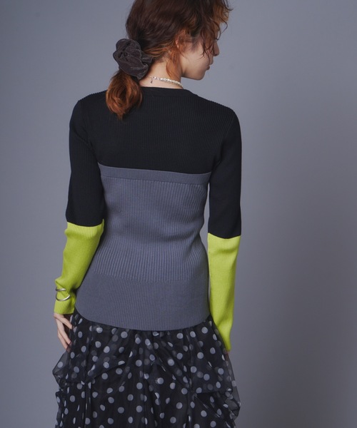 「terrace」 ニットカーディガン MEDIUM シルバー レディース_画像9