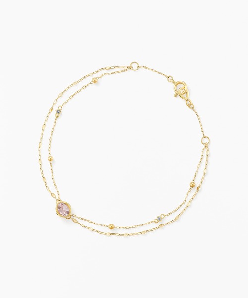 festaria bijou SOPHIA K18 モルガナイト　ブレスレット festaria bijou SOPHIA（フェスタリアビジュソフィア） ブレスレット