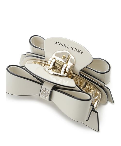 SNIDEL HOME ヘアクリップ アセチリボンバンス : ZOZOTOWN Yahoo!店