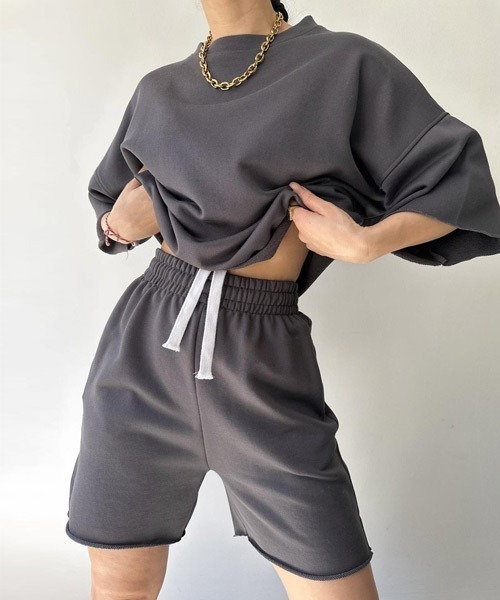 on Tシャツ ショートパンツ セットアップ サイズS Ressaca（レサーカ） tシャツ 半袖 オーバーサイズTシャツ＆ショート