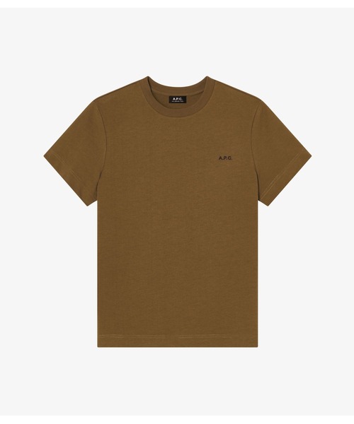 A.P.C. メンズ半袖Tシャツ、カットソー（色：グリーン系）｜トップス