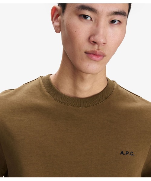 A.P.C.（アーペーセー） tシャツ T-SHIRT OLIVER メンズ : ZOZOTOWN