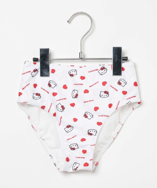 Hello Kitty ビキニ 水着 ホワイト ラインストーン 10C REPIPI 水着 「HELLO KITTY」「10C REPIPI」SWIM SET キッズ 子供