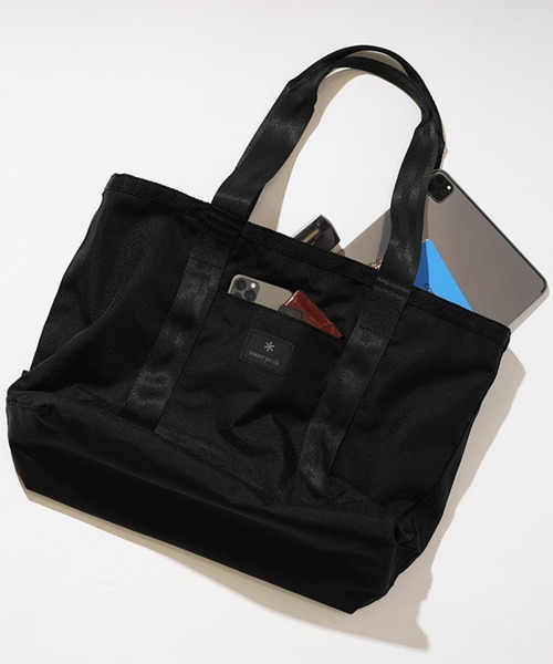  peak スノーピーク　トートバッグ　ボストンバッグ　ブラック snow peak（スノーピーク） トートバッグ ONE SIZE ブラック メンズ