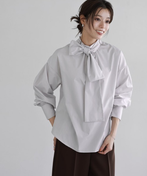 マルチサイズ ブラウス シャツ ボプリンビックシャツ レディース 1chaku. ブラウス シャツ ボプリンビックシャツ レディース