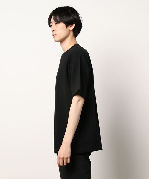 dena:mana デナマナ ビッグシルエット Tシャツ　ブラック　■　D022 dena:mana デナマナ ビッグシルエット Tシャツ ブラック □ D022