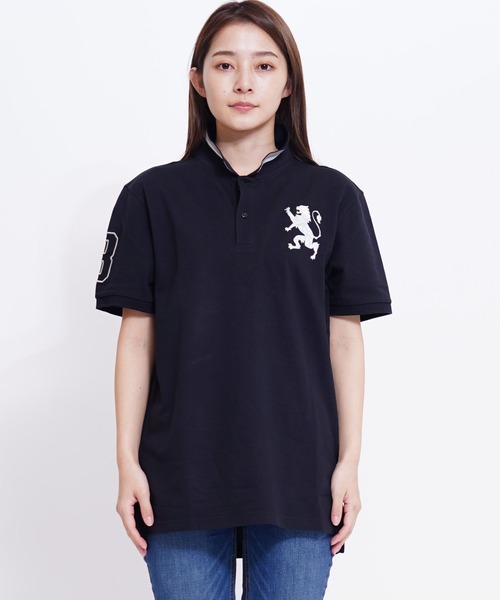 GIORDANO（ジョルダーノ） ポロシャツ ポロ ビッグライオン半袖