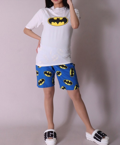 BAYBLO 水着 (DV)「BATMAN」ユニセックス スイム ショーツ