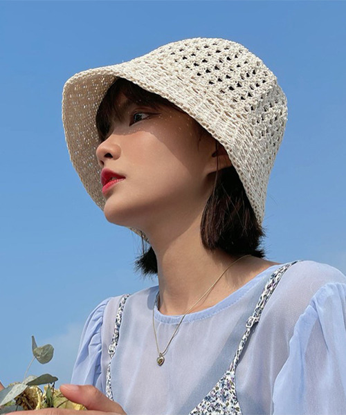 c.u.l 帽子 ハット ストローバケットハット cula547 レディース