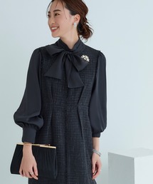 ルイルエブティック 黒ワンピースドレス Mサイズ セール/ブランド古着】コンビワンピース（ワンピース）｜RUIRUE