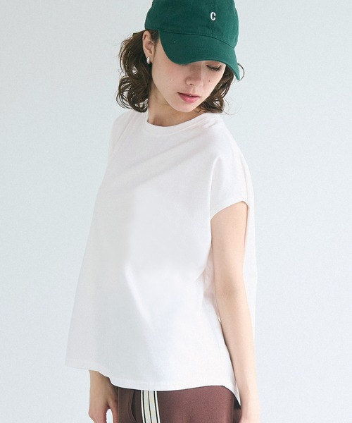 coca tシャツ フレンチスリーブテールカットTシャツ レディース
