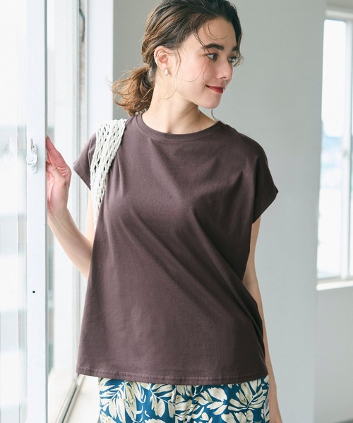 coca tシャツ フレンチスリーブテールカットTシャツ レディース