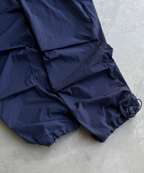 パンツ 膝タック入りナイロンパンツ レディース メンズ : ZOZOTOWN