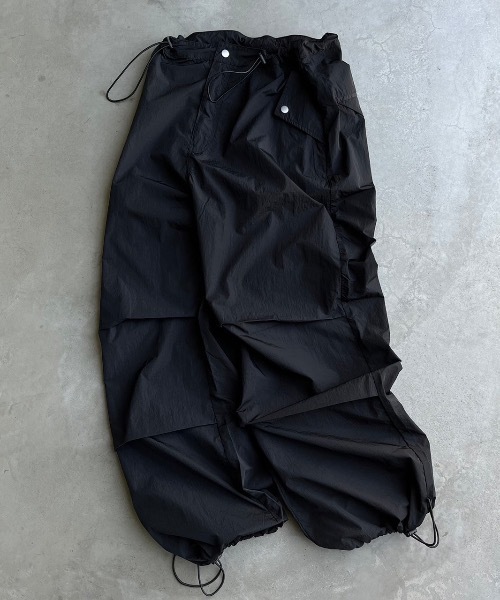 パンツ 膝タック入りナイロンパンツ レディース メンズ : ZOZOTOWN