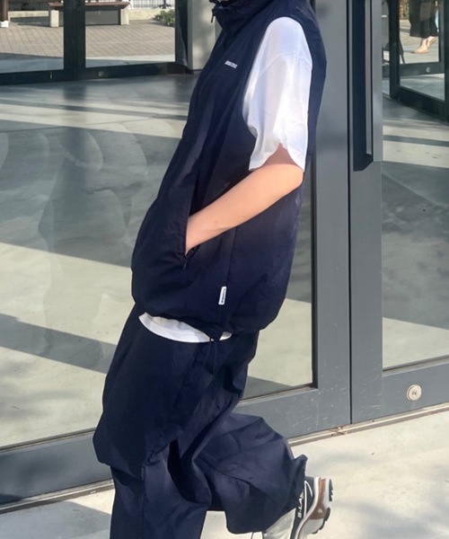 パンツ 膝タック入りナイロンパンツ レディース メンズ : ZOZOTOWN