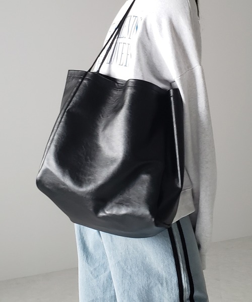 STYLEMIXER ビーニー　フェイクレザートート STYLEMIXER ビーニー フェイクレザートート STYLEMIXER/スタイル