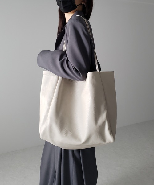 me+em select（ミームセレクト） トートバッグ 「 ミニポーチ付き