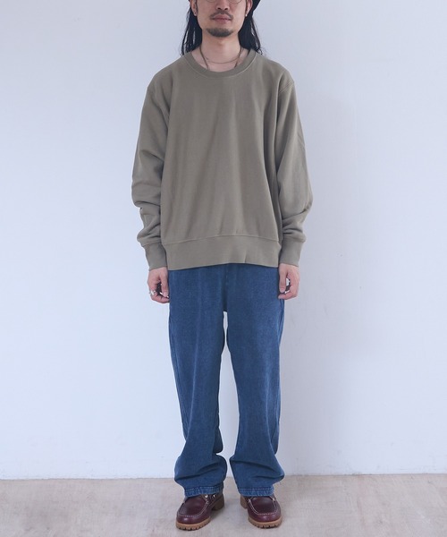 LES TIEN（レスティエン） トレーナー スウェット CROP CREW
