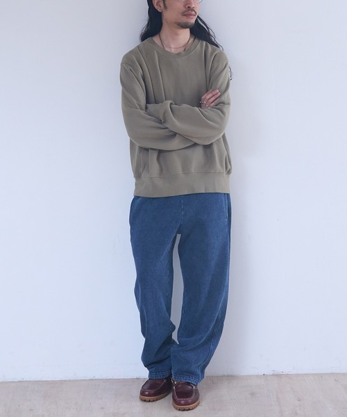 LES TIEN（レスティエン） トレーナー スウェット CROP CREW