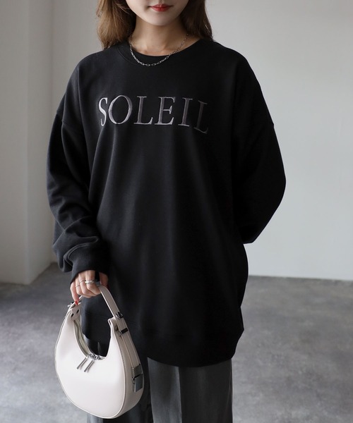 Riberry スウェット SOLEIL刺繍トレーナー : ZOZOTOWN Yahoo!店