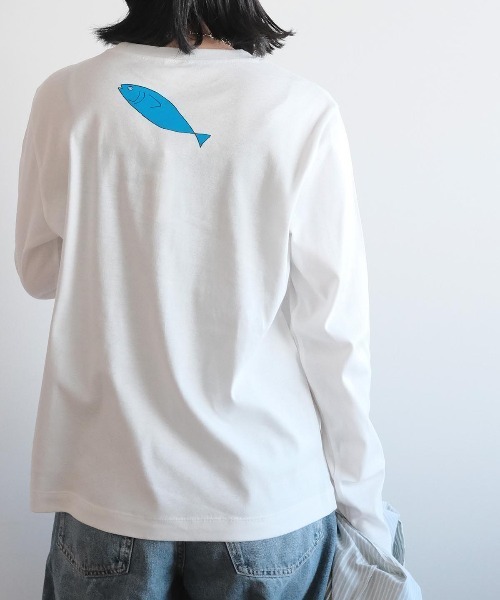 CASA PICONE（カーサピッコーネ） tシャツ プリント長袖Tシャツ（ロンT