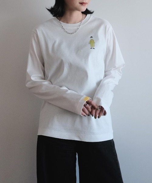 CASA PICONE（カーサピッコーネ） tシャツ プリント長袖Tシャツ（ロンT
