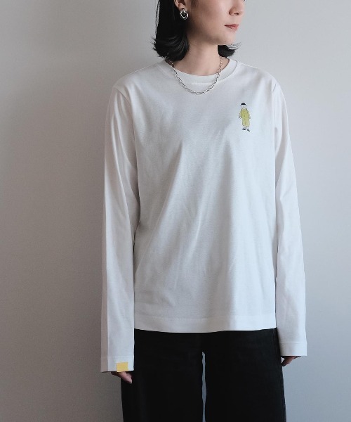 CASA PICONE（カーサピッコーネ） tシャツ プリント長袖Tシャツ（ロンT