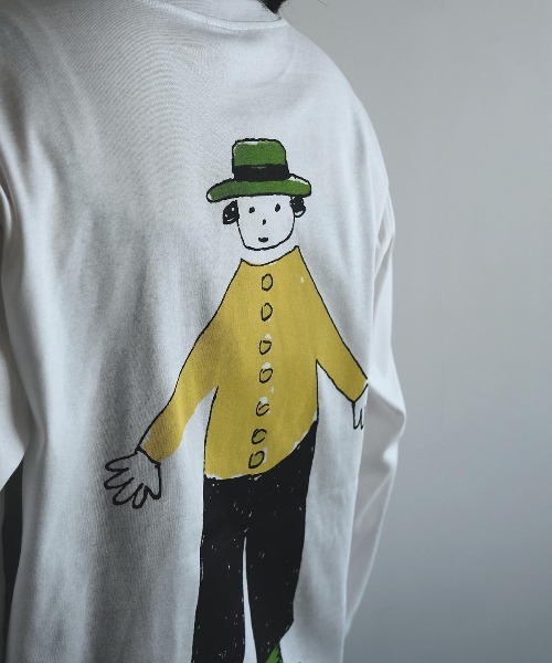 CASA PICONE（カーサピッコーネ） tシャツ プリント長袖Tシャツ（ロンT