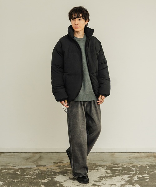 ジャケット・アウター NULLS reversible down jacket NULL ダウンジャケット ダウン 「NULL」エコダウン パデッドジャケット