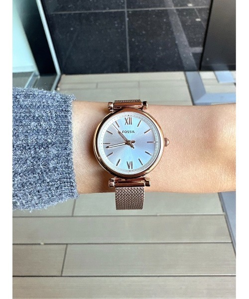 FOSSIL 腕時計 フォッシル レディース アナログ ステンレス