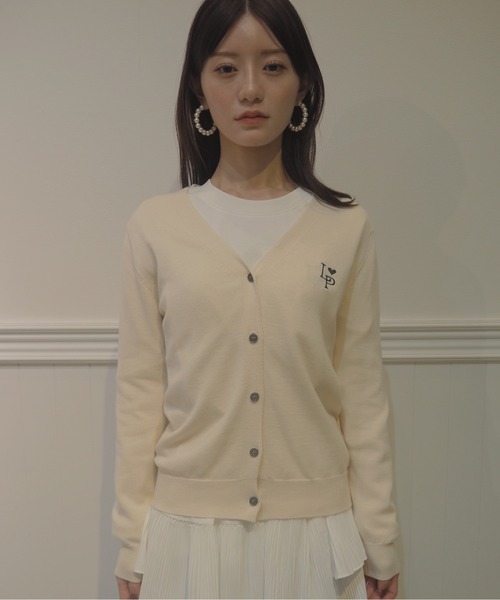 カーディガン LA POMME petit Icon Cardigan Ivory レディース LA POMME petit カーディガン Icon Cardigan Ivory レディース