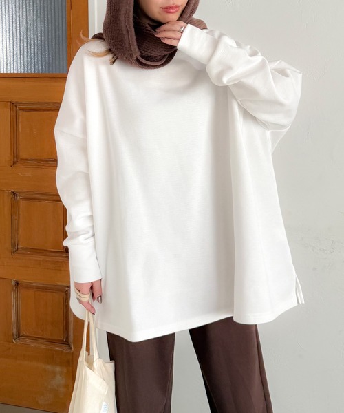 裏起毛ドルマンロンTee PICHI tシャツ 裏起毛ドルマンロンTee レディース : ZOZOTOWN Yahoo!店