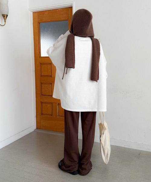 PICHI tシャツ 裏起毛ドルマンロンTee レディース : ZOZOTOWN Yahoo!店