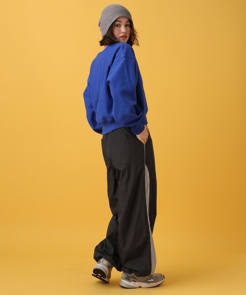 PBLIM パンツ PBLIM/サイドラインナイロンパンツ レディース
