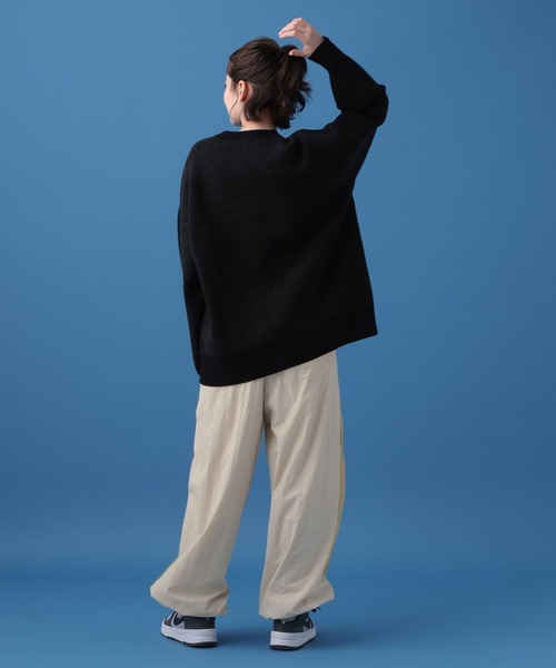 PBLIM パンツ PBLIM/サイドラインナイロンパンツ レディース