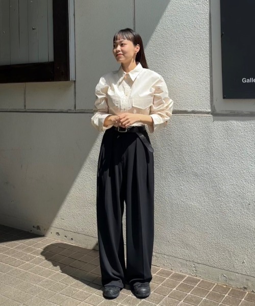 【新品】todayful Bonding Wide Trousers 新品】TODAYFUL Bonding Wide Trousers
