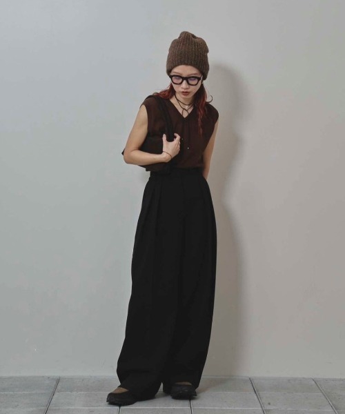 TODAYFUL パンツ Bonding Wide Trousers レディース : ZOZOTOWN Yahoo