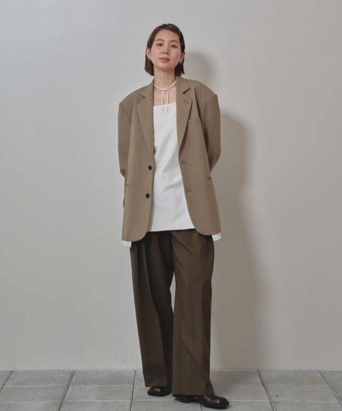 TODAYFUL パンツ Bonding Wide Trousers レディース : ZOZOTOWN Yahoo