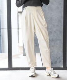 アミティエ　パンツ HEREIAM パンツ 「HEREIAM」アシメタックツイルパンツ