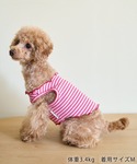 犬 服 「DOG」マルチメロウボーダートップス...の詳細画像3