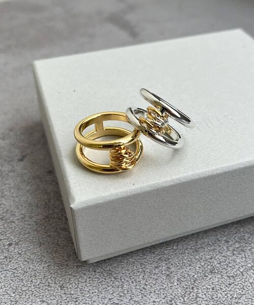 LAPUIS silver 925シルバーリング Silver925 by LAPUIS] Cube chain ring | CASSELINI ONLINE SHOP