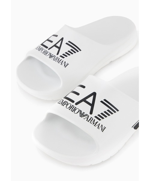 EA7 EMPORIO ARMANI ロゴ Crusher Distanceスライド サンダル undefined