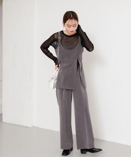 SENSE OF PLACE by URBAN RESEARCH スリットキャミソールトップ
