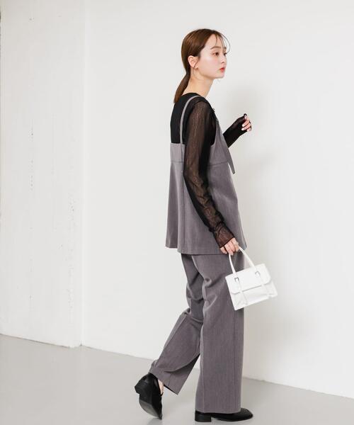 SENSE OF PLACE by URBAN RESEARCH スリットキャミソールトップ