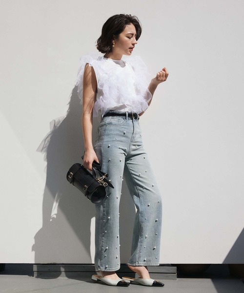 fifth ジーンズ デニム デニムパンツ パールストレートデニム