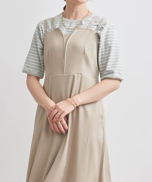 希少 美品 MIU MIU 変形 アシンメトリーデザイン キャミワンピース 38